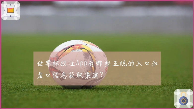 世界杯投注App有哪些正规的入口和盘口信息获取渠道？