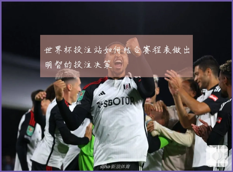 世界杯投注站如何结合赛程表做出明智的投注决策
